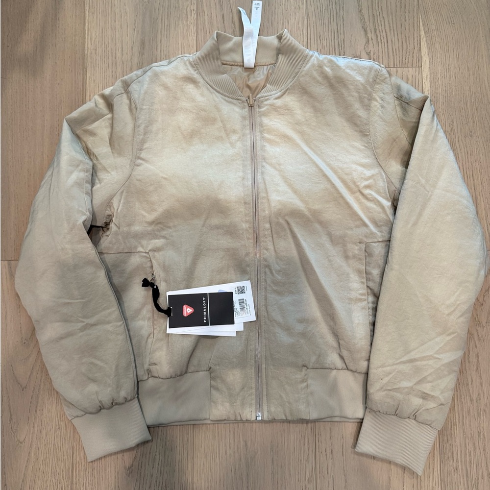 NWT Lululemon Non Stop Reversible Bomber in Trench
